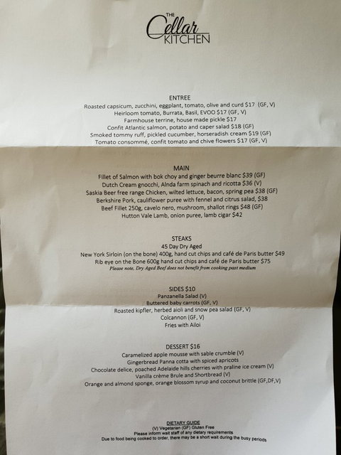 The Cellar Kitchen - Seniors Australia 7
