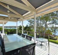 Morisset Bay Waterfront Views Lake House looking over Trinity Marina - Seniors Australia