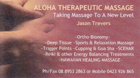 Aloha Therapeutic Massage - Seniors Australia 0