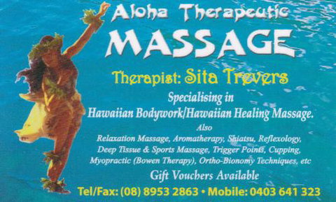 Aloha Therapeutic Massage - Seniors Australia 1